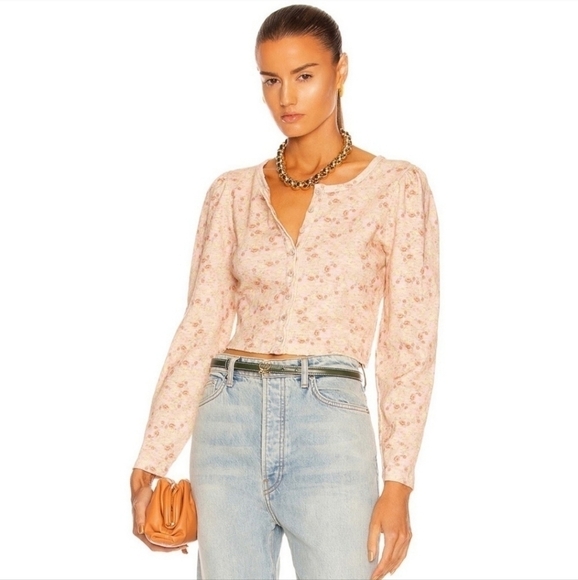 Loveshackfancy Jonah Cropped Cardigan - Picture 2 of 11